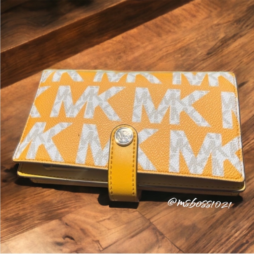 Michael Kors Jet Set Medium Graphic Logo Wallet Nwt